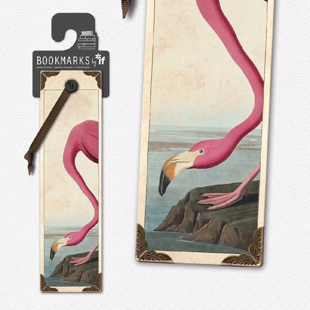 Vintage bookmark - Flamingos 5035393158064