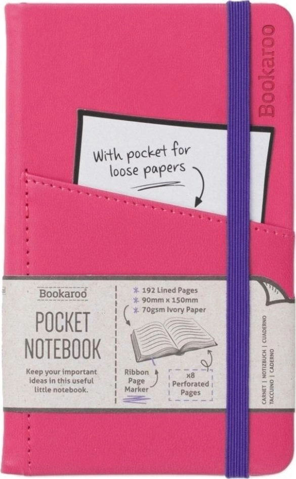 Bookaroo Notebook Journal Pocket A6 -