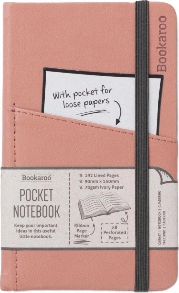 Bookaroo Notebook Journal Pocket A6 -