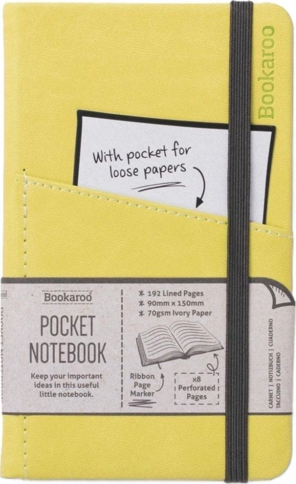 Bookaroo Notebook Journal Pocket A6 -