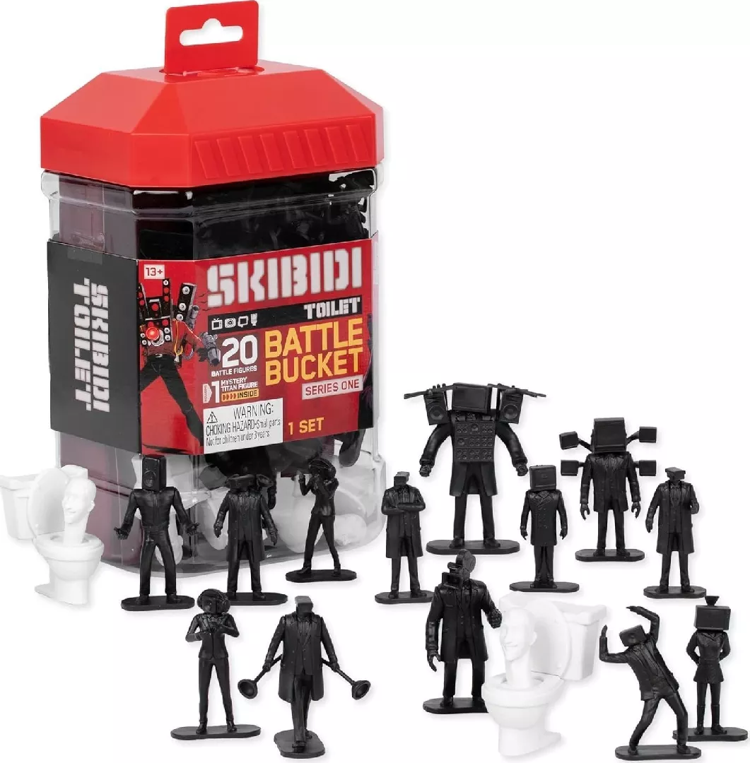 SKIBIDI TOILET Battle bucket set 0810054666974