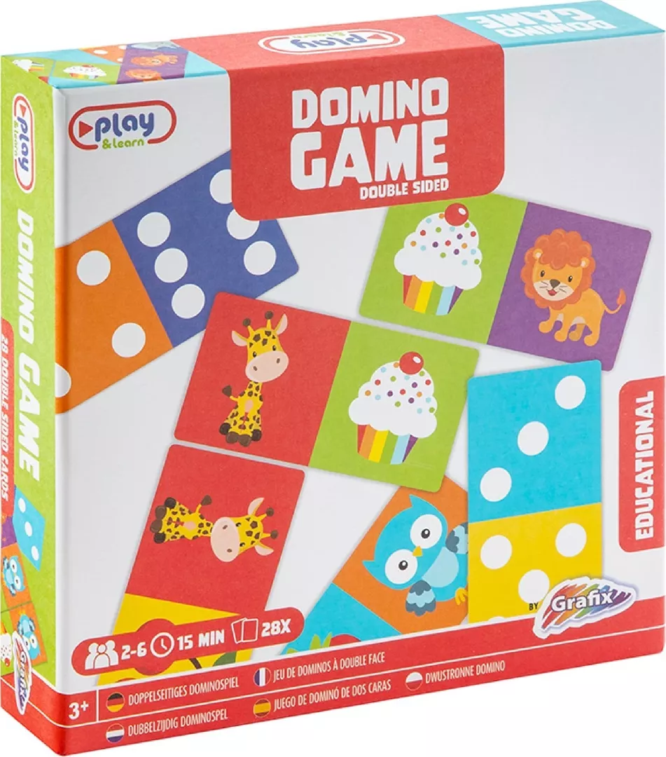 Icom DWUSTRONNA GRA DOMINO 28 KART