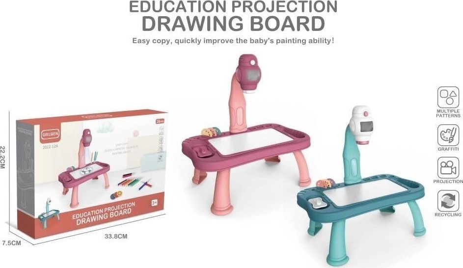 Drawing table with a projector 6927169100089