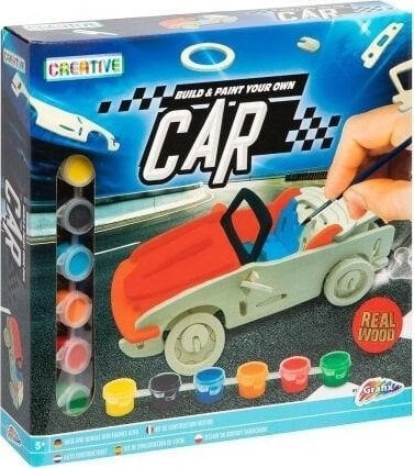 Wooden construction car  6 paints +