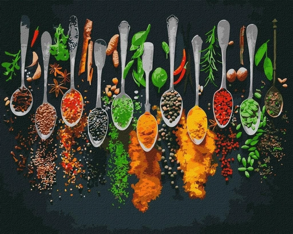 Painting by numbers - Spices of