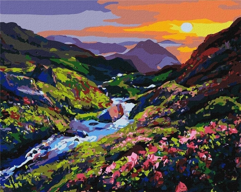 Painting by numbers - Dawn in