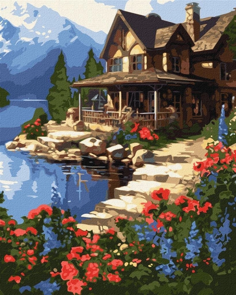 Painting by numbers 40x50cm House by