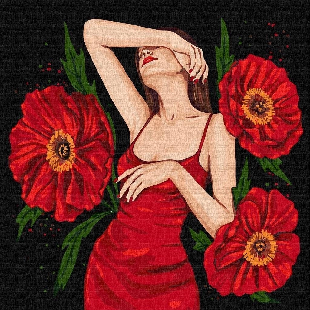 Painting by numbers - Mysterious beauty