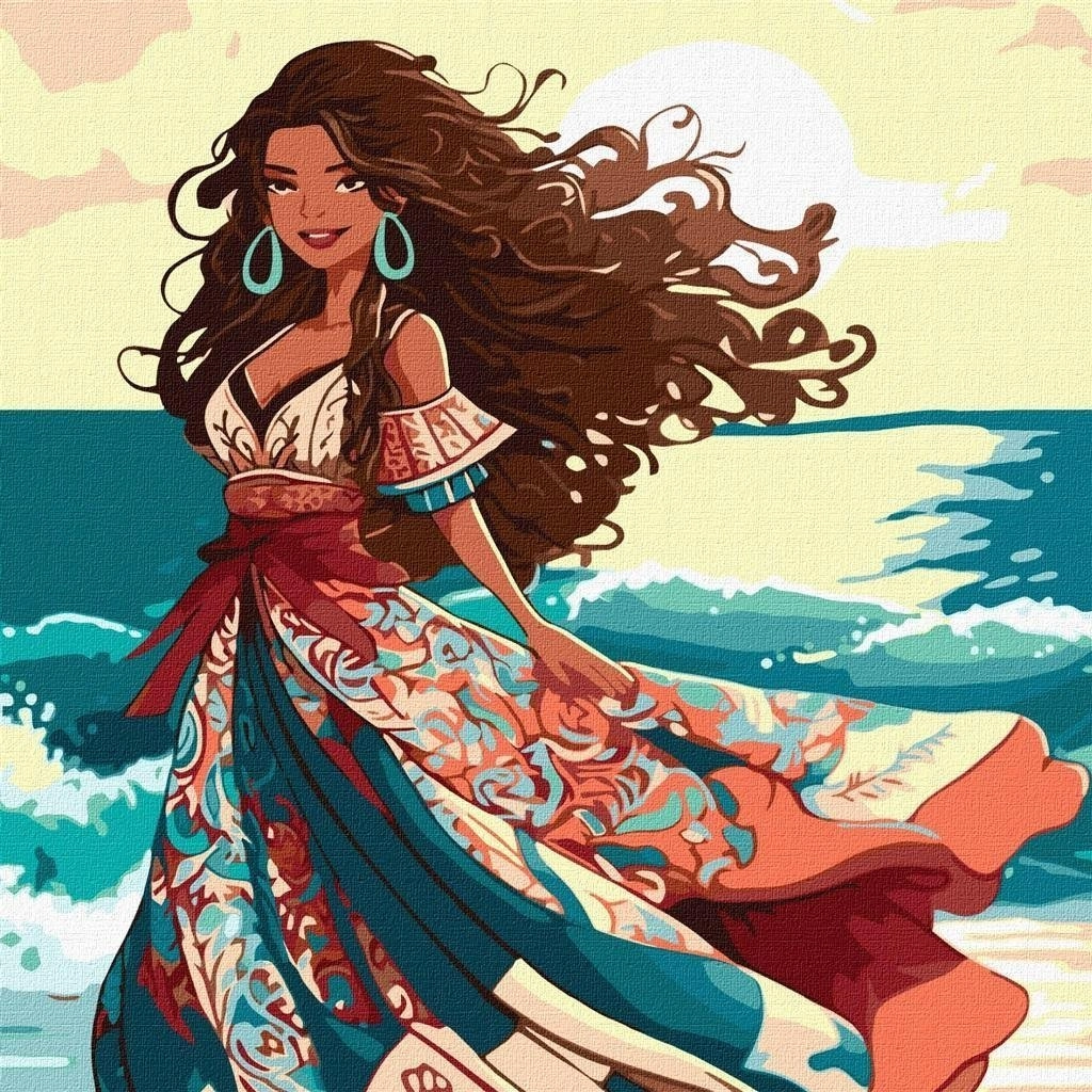 Painting by numbers - Beauty on