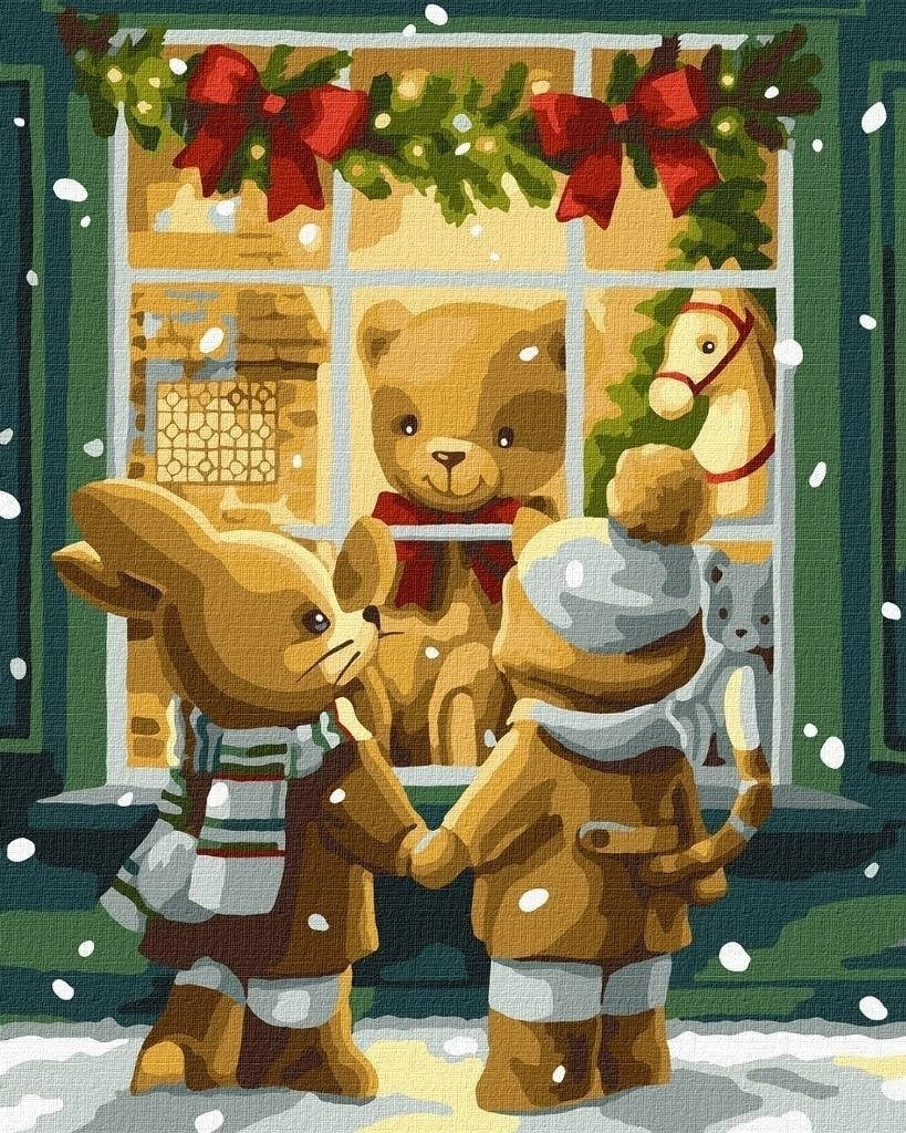 Painting by numbers - Toy store