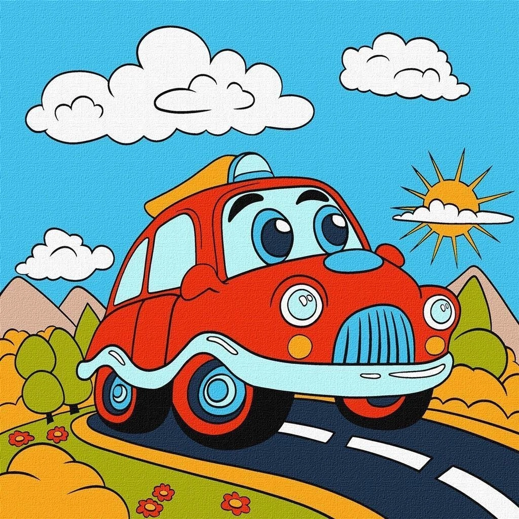 Painting by numbers - Funny journey
