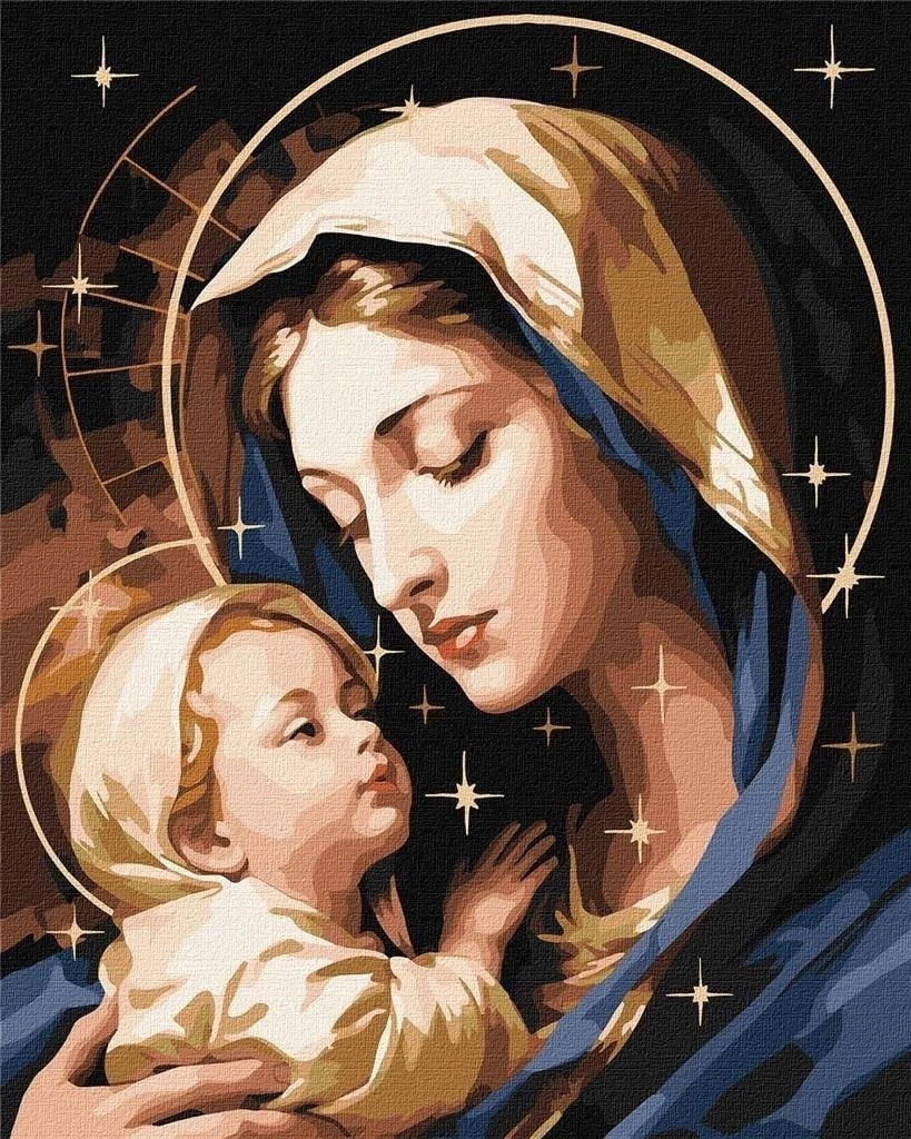 Painting by numbers - Mother`s love