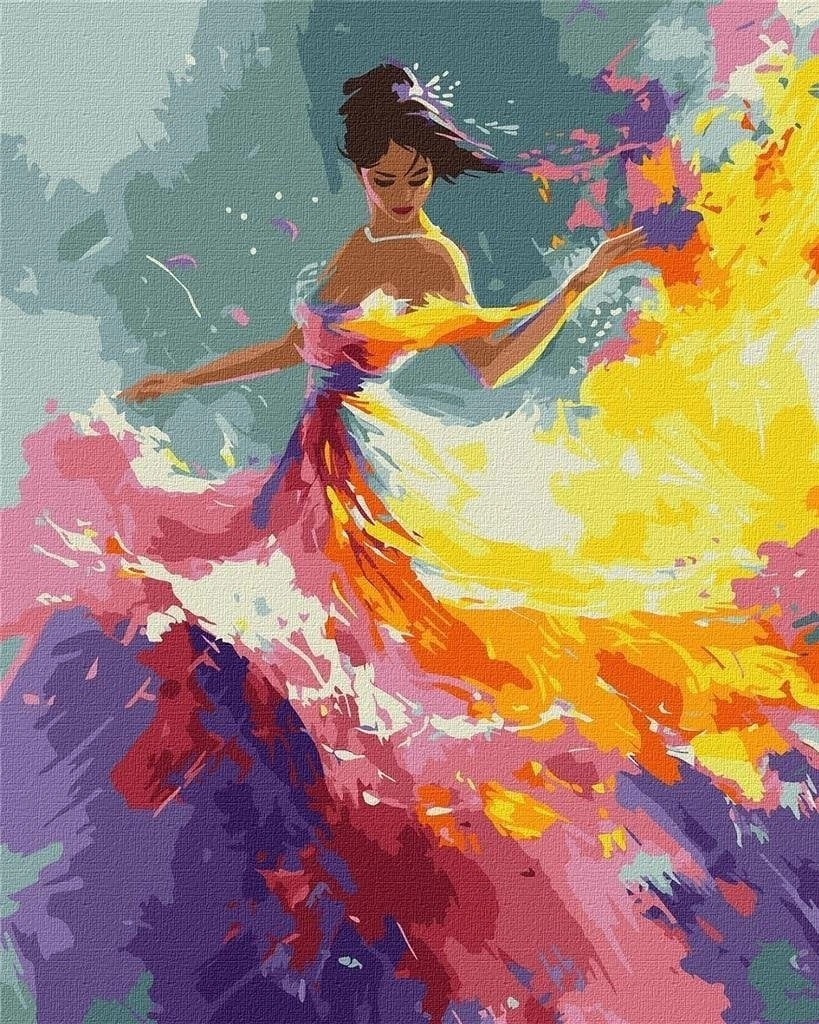 Painting by numbers - Elegant princess