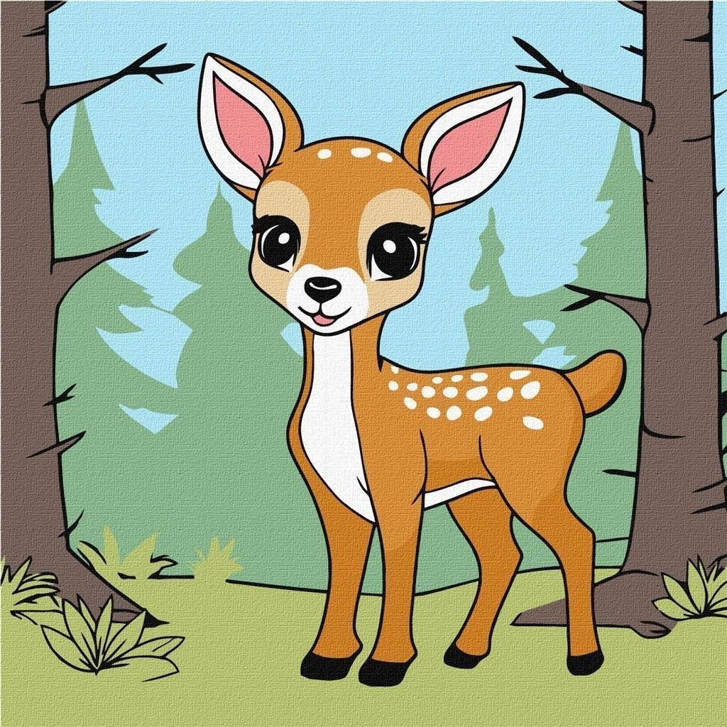 Painting by numbers - Magic Deer