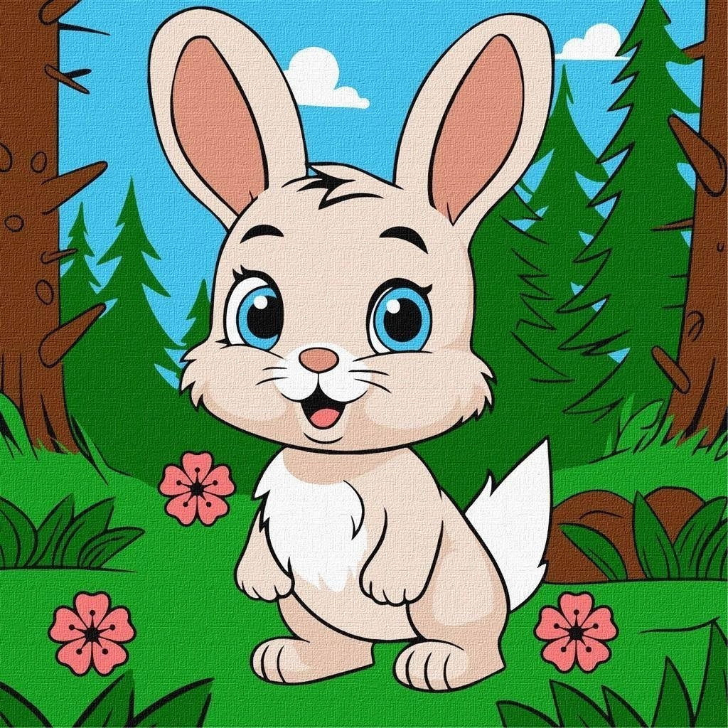 Painting by numbers - Magic Rabbit