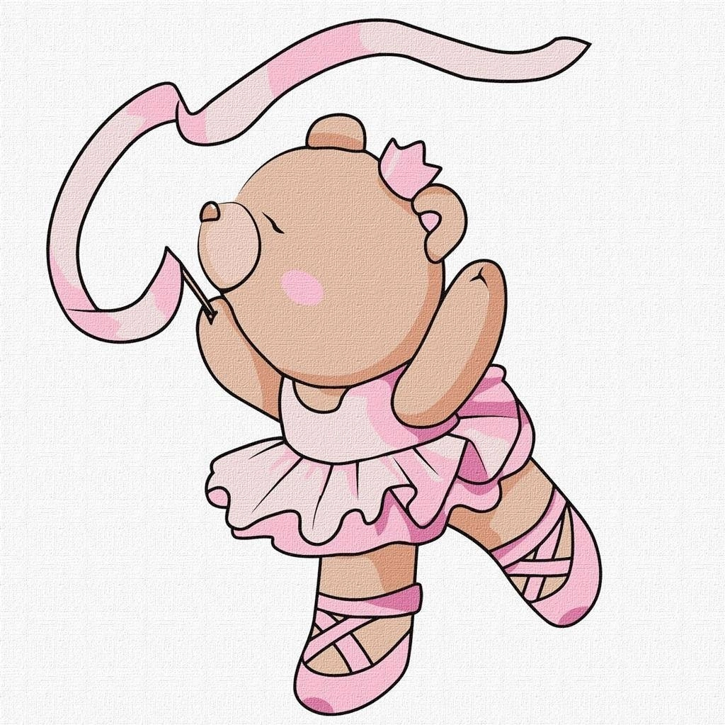 Painting by numbers - Ballerina Kids
