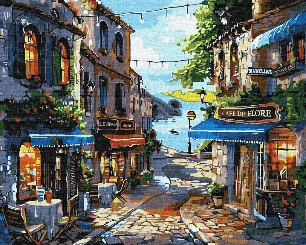 Painting by numbers - Restaurants on