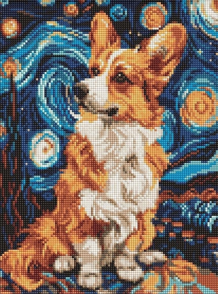 Diamond mosaic without frame - Magic