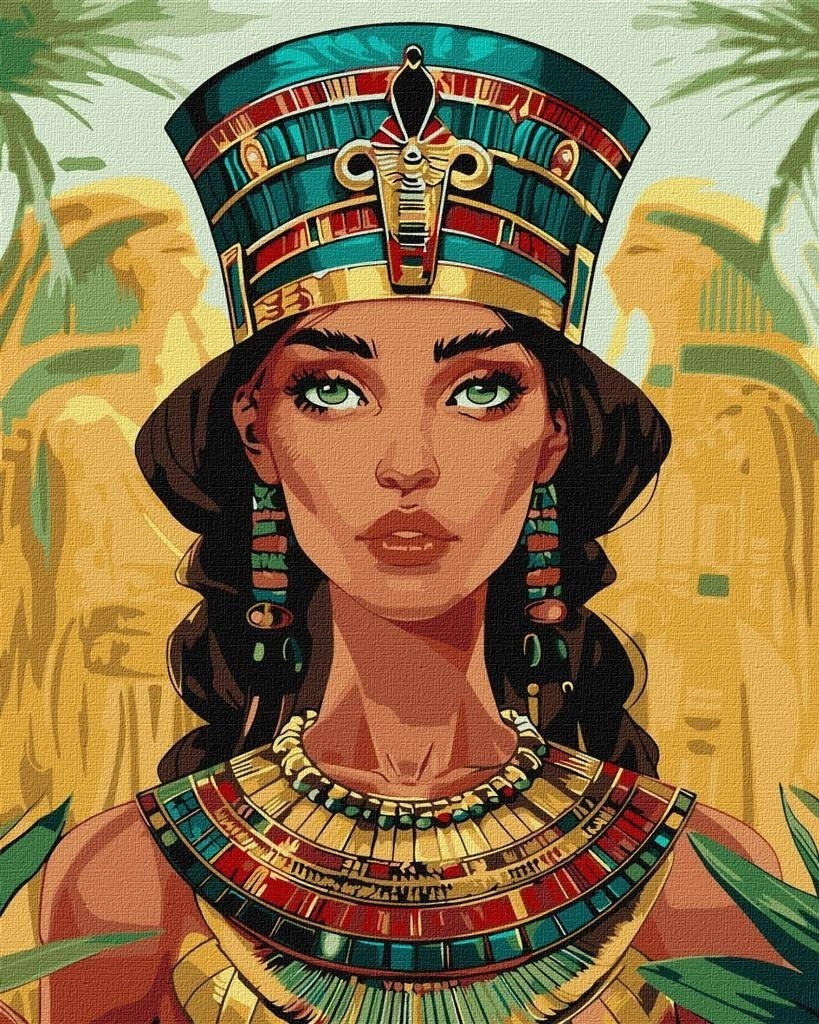Painting by numbers - Egyptian princess