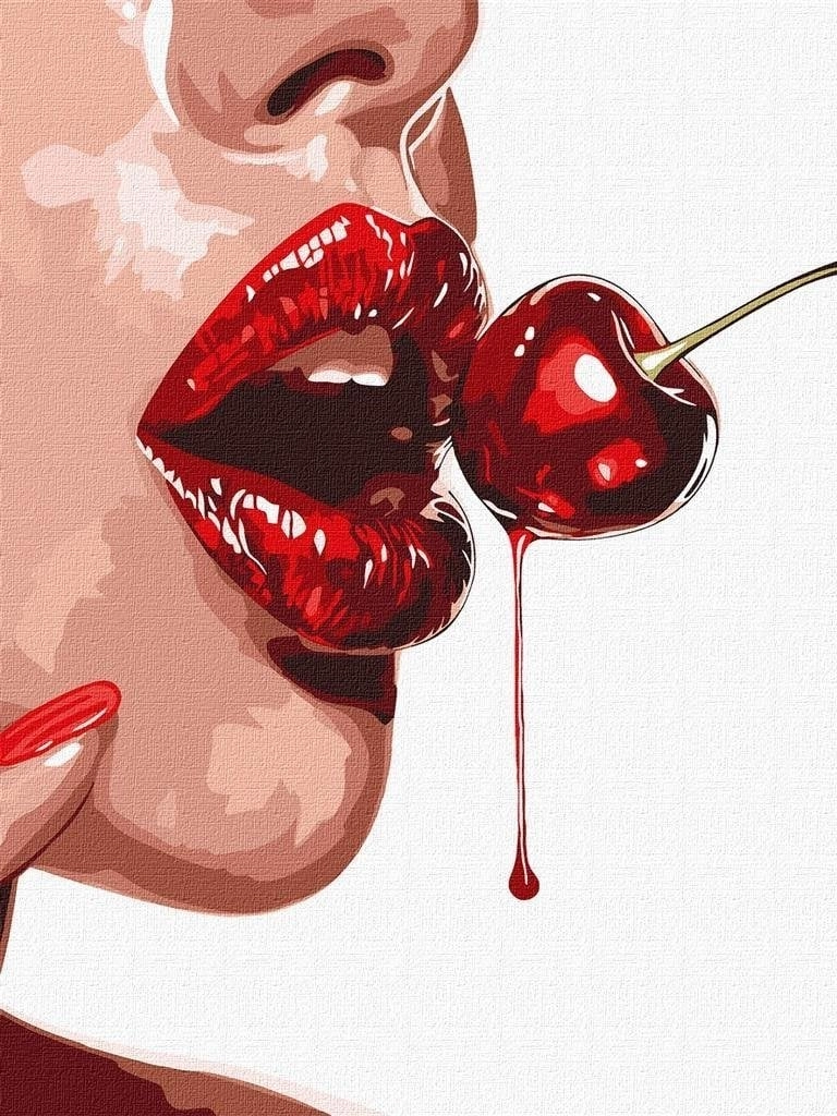 Painting by numbers - Sweet cherry
