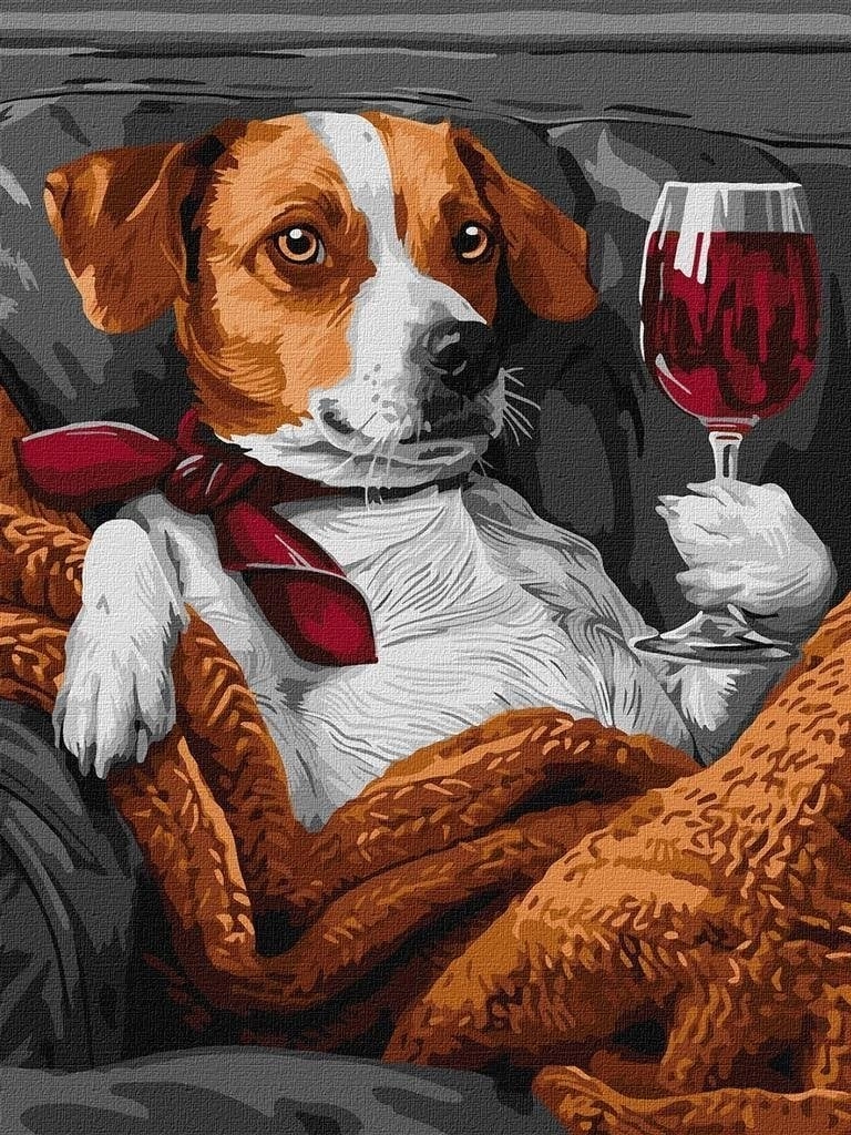 Painting by numbers - Fluffy taster