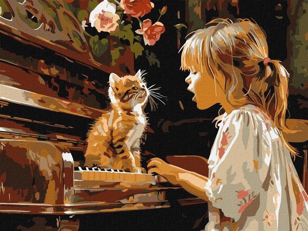 Painting by numbers - Singing duet