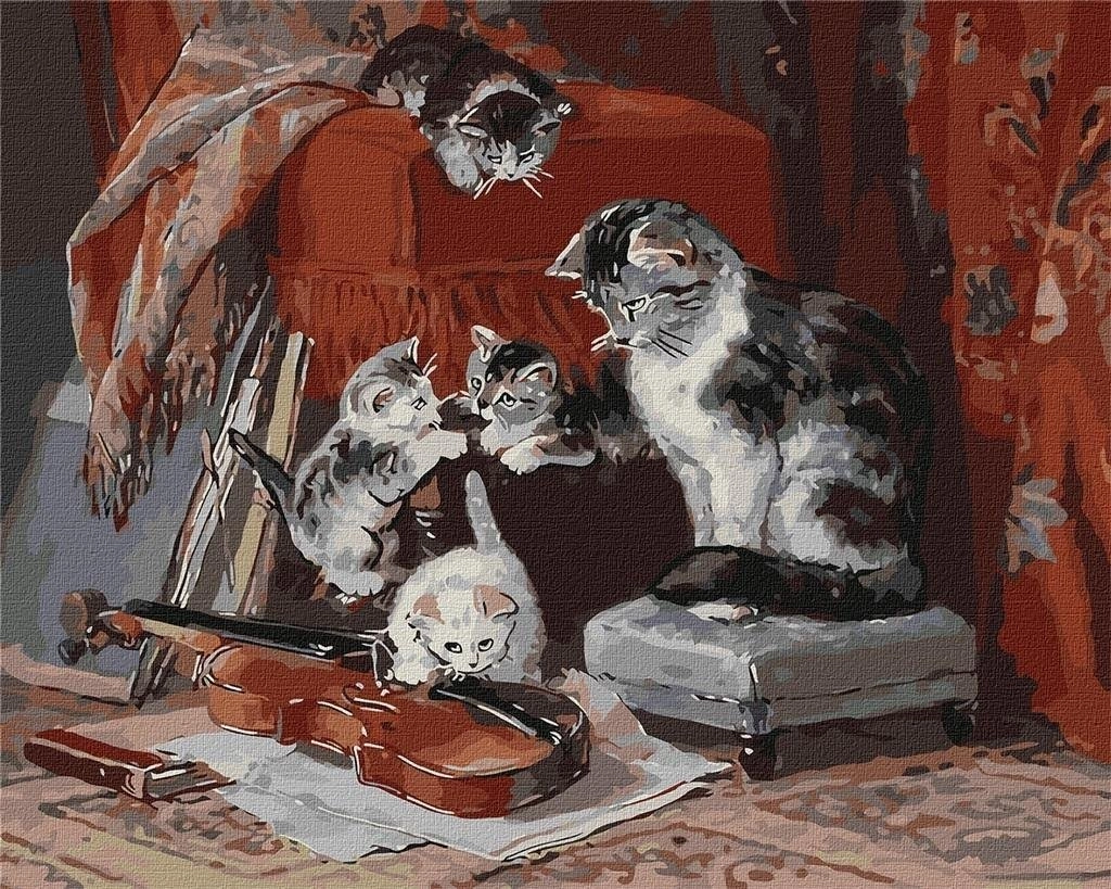 Painting by numbers - Little musicians