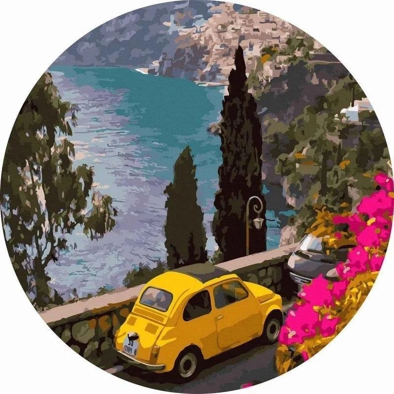 Round painting by numbers - Province
