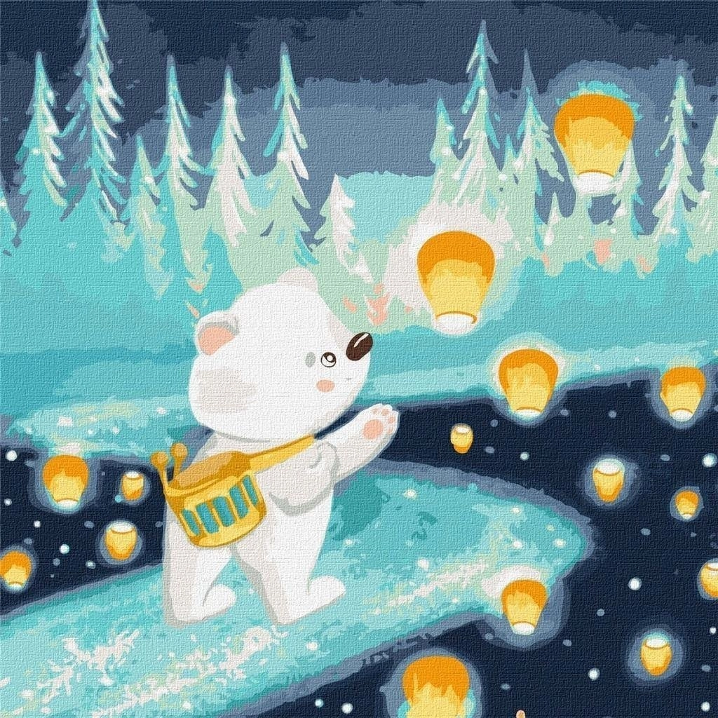 Painting by numbers - Sky lanterns