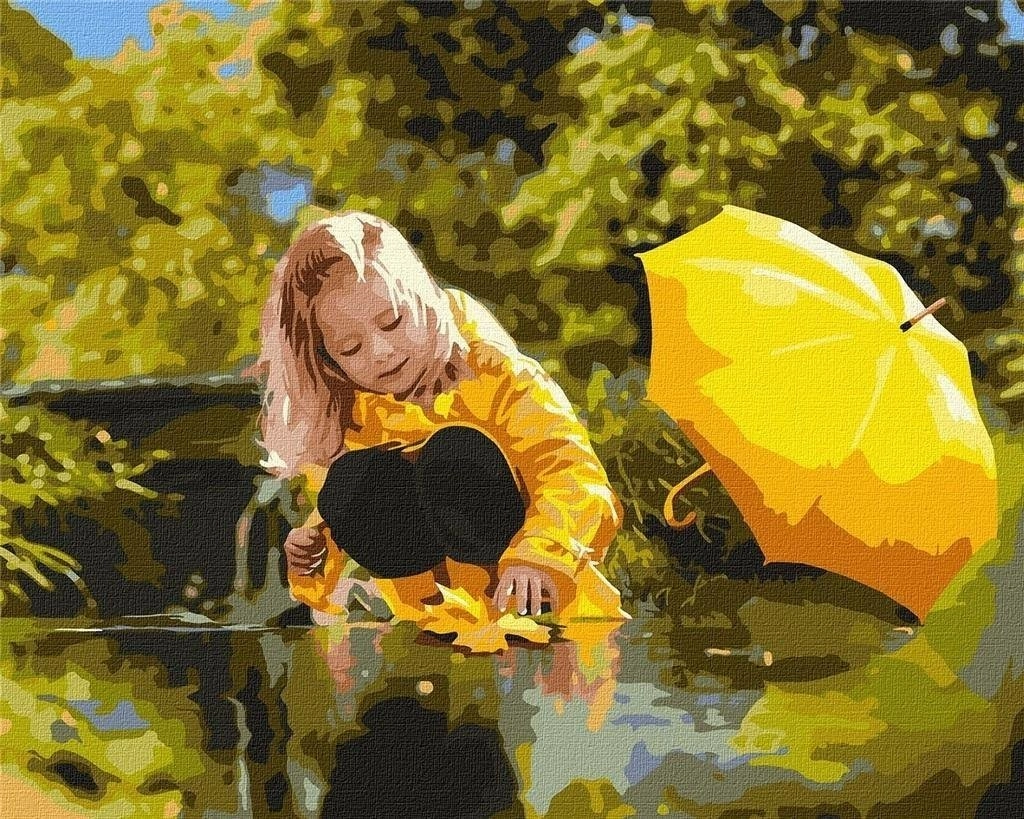 Painting by numbers - Warm autumn