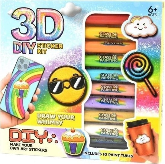 3D painting markers - 10 colors