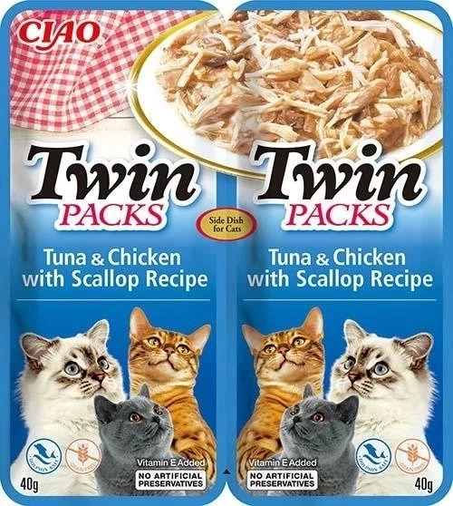 INABA CAT Twin Tuna with Chicken