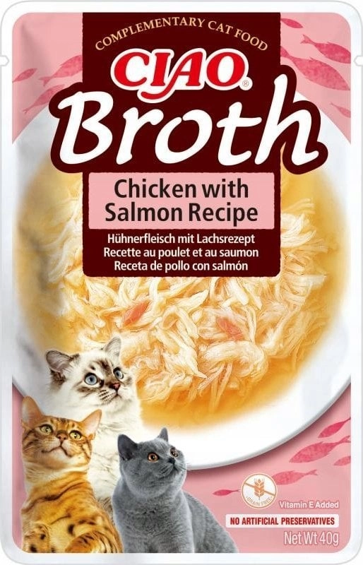 INABA Ciao Broth Chicken Salmon -