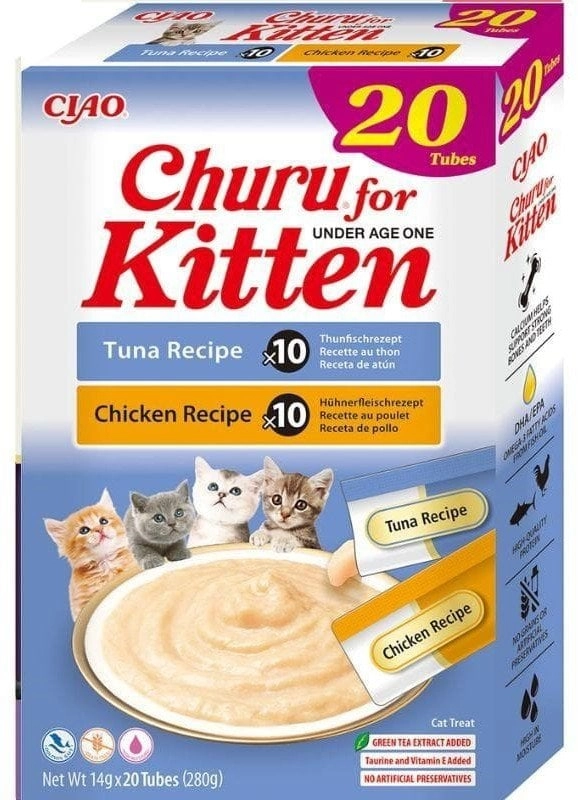 INABA CAT CHURU KITTEN VARIETY przysmak
