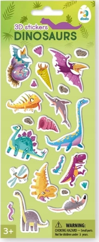 Incood 3D Dinosaurs Stickers 576335 4820198244446