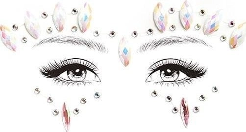 3D innocent white jewelry stickers 5907589999983
