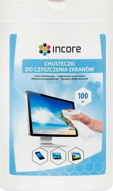 Incore Chusteczki nawilżane do czyszczenia ekranów