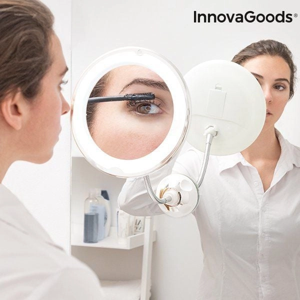 InnovaGoods cosmetic mirror LED magnifying mirror