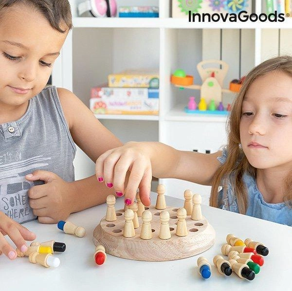 InnovaGoods Wooden Taeda Memorial Chess Set