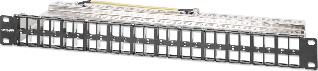 INTELLINET 48-port patch panel shielded and