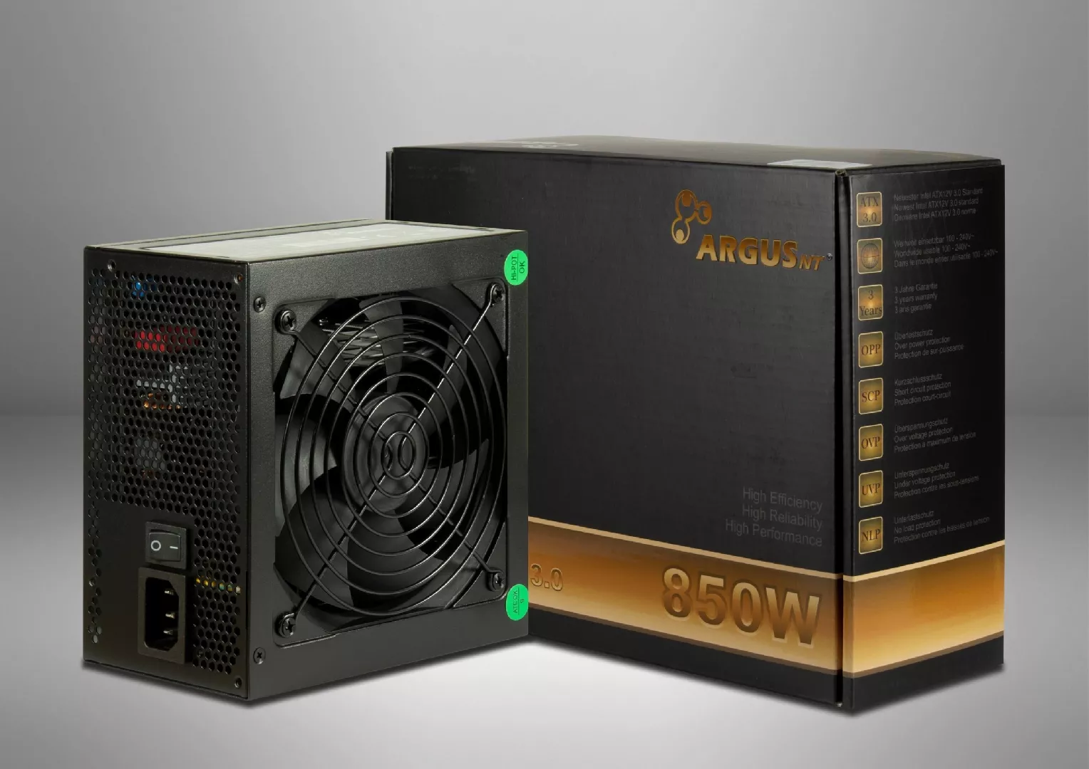 Inter-Tech power supply 850W ArgusNT BPS-850
