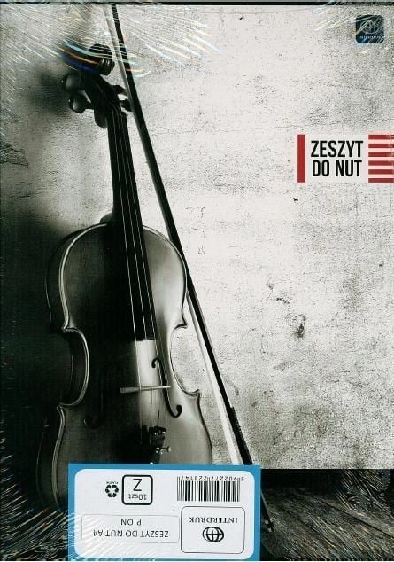 Interprint Music notebook A4/16K UV Vertical