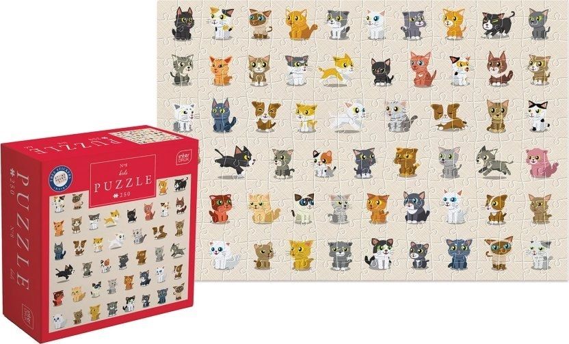 Puzzle 250 Kids 8 Cats 30720