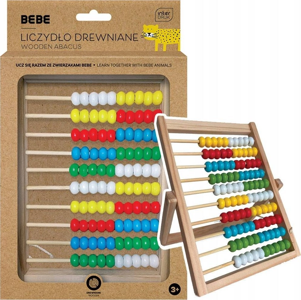 Interdruk Wooden abacus with a stand