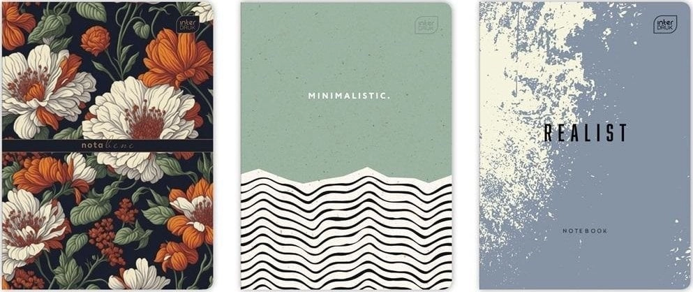 Notebook B5/60K grid mix (10 pcs)