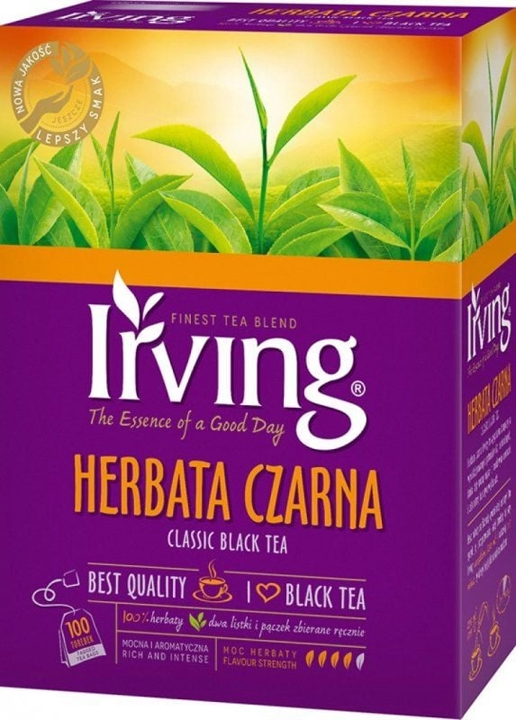 Irving HERBATA CZARNA 100 SASZ. IRVING