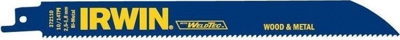Irwin Reciprocating saw blade for metal