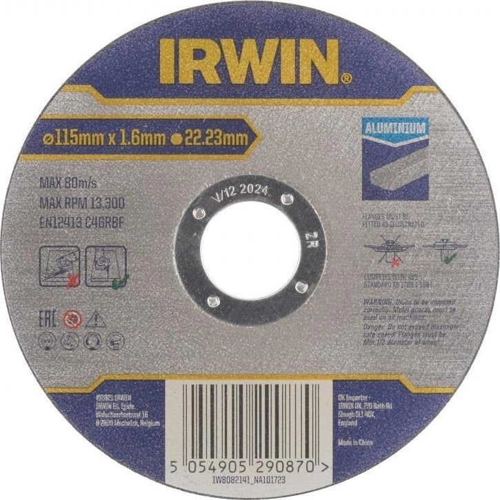Irwin IRWIN ALUMINUM CUTTING DISCS FLAT