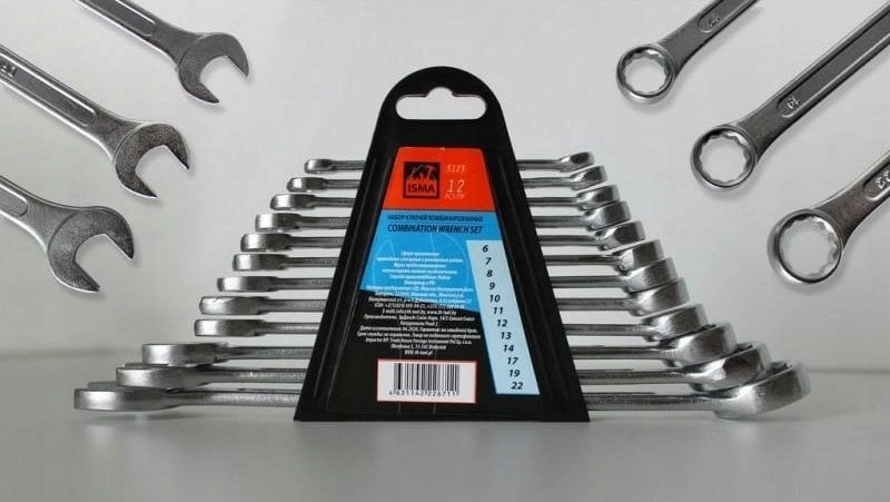 Isma Combination wrenches 12 pcs. (6