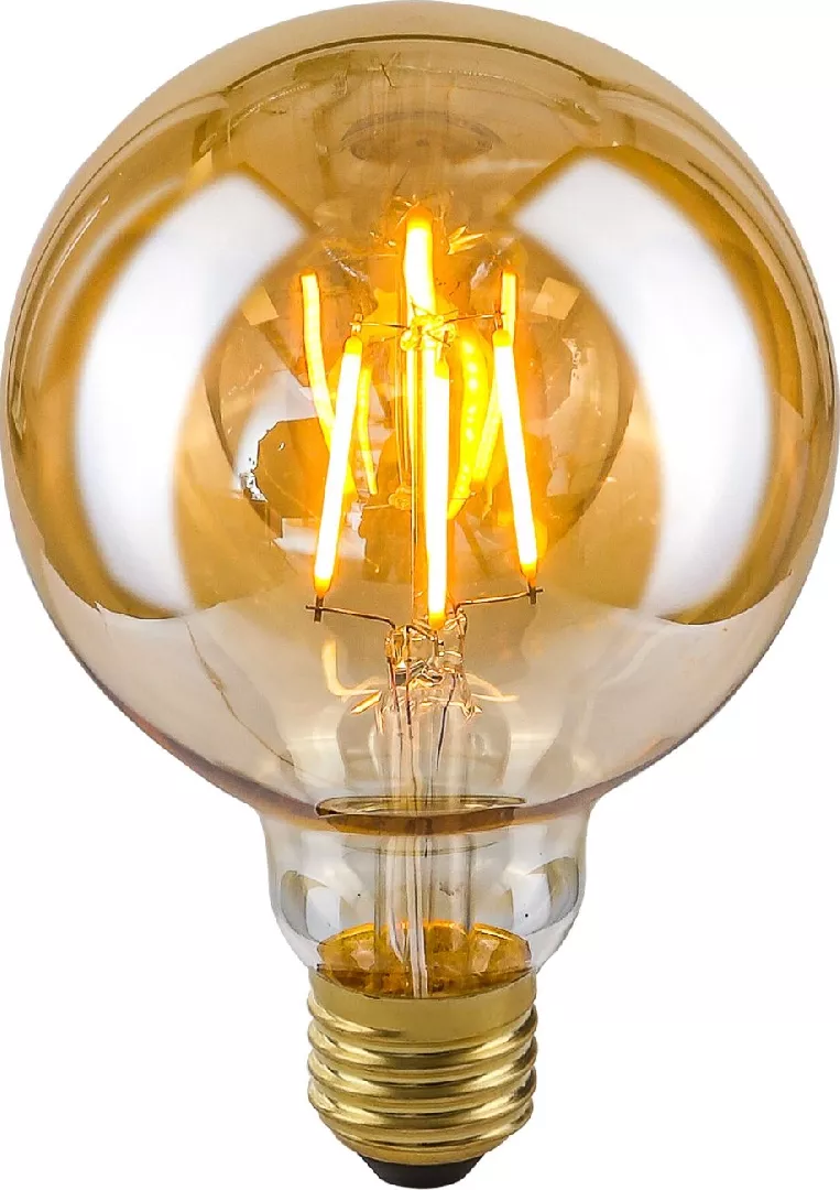 Italux Bursztynowa żarówka edison E27 4W